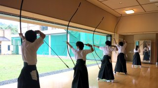 富山有数の校内弓道場で弓道部に体験入門！第3回説明会#6
