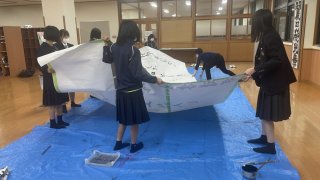 【学園祭】部活動発表〔書道部〕