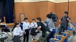 チューリップテレビさんに学ぶ TV番組の取材と番組制作の現場を体験