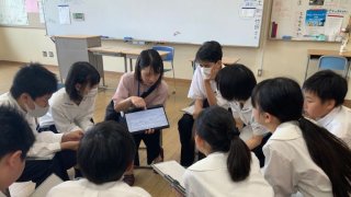 【中学1年生】キャリア学習 卒業生から職業について学ぶ