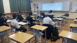 【学園祭】高校棟３階の風景