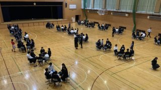 中学１年生と高校２年生の交流会
