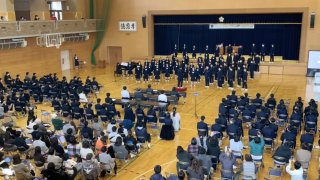 合唱コンクールが実施されました（中学校）