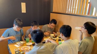 学生寮  外食会