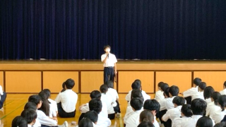 【中学校】生徒授業を行いました！