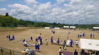【高校】体育大会の予行が行われました。