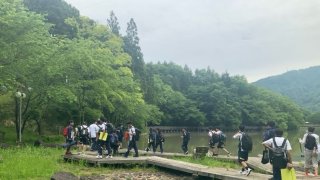 中３・写生大会　＠天湖森