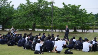 中2・写生大会@大沢野総合運動公園