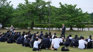 中２・写生大会　@大沢野総合運動公園