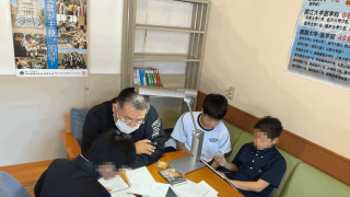 学生寮  中間考査前