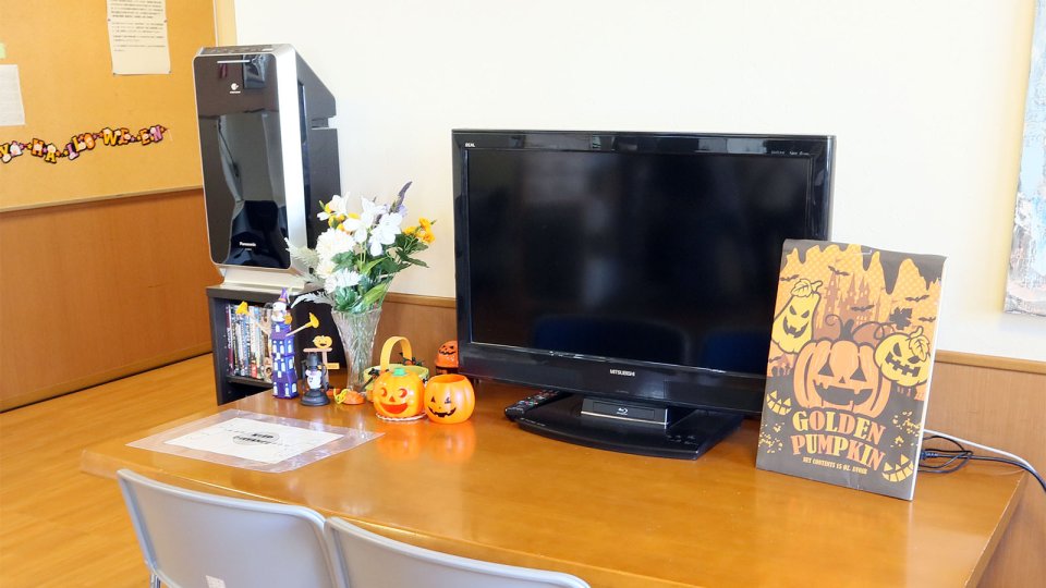 ハロウィン仕様の学生寮