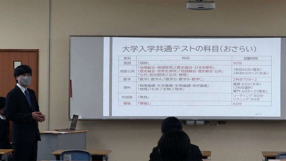 大学入学共通テストの科目