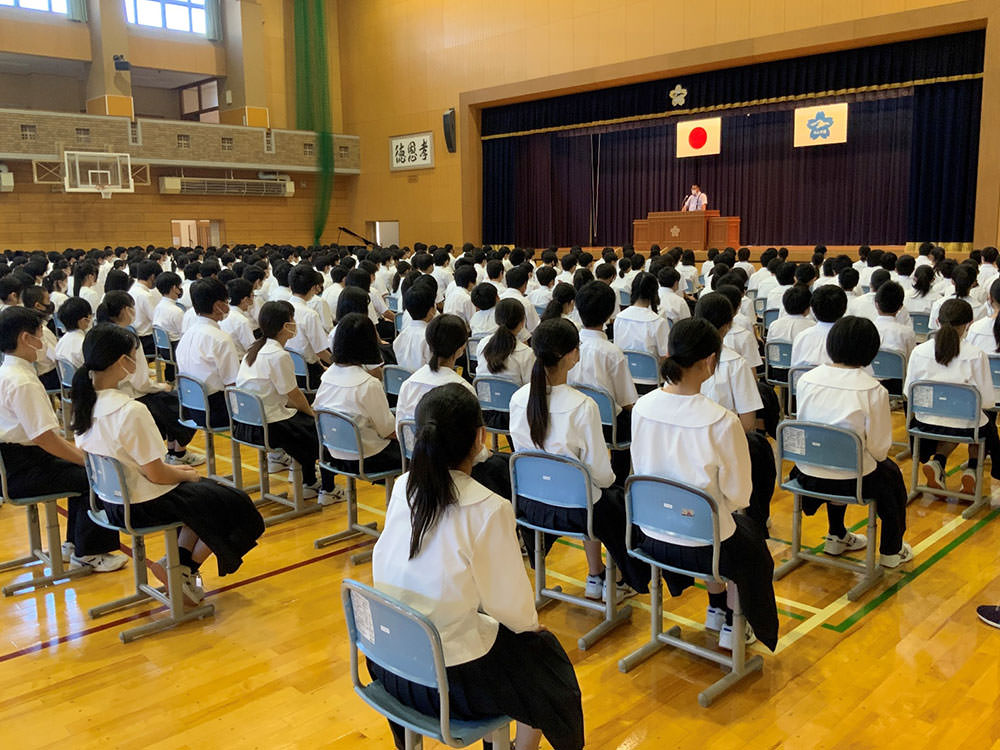 1学期終業式が行われました