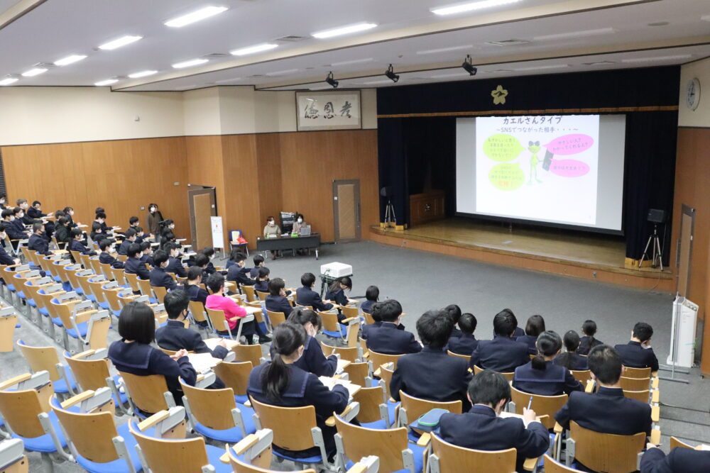 【中学2年生】いのちの講演会