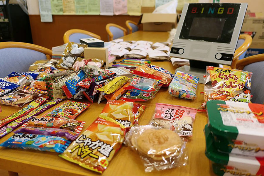 お菓子が当たるビンゴ